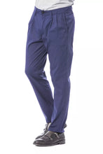 Blue Cotton Men Pant Verri