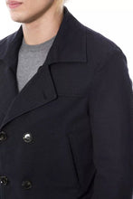 Blue Cotton Men Blazer Verri