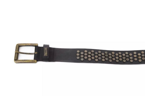 Black Cowhide Women Belt BYBLOS