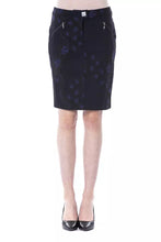 Blue Cotton Women Skirt BYBLOS