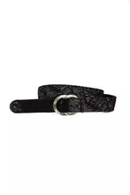 Black Wool Women Belt BYBLOS