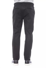 Black Cotton Men Pants Verri