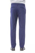 Blue Cotton Men Pant Verri