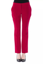 Fuchsia Polyester Women Pant BYBLOS