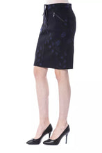 Blue Cotton Women Skirt BYBLOS