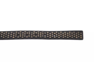 Black Cowhide Women Belt BYBLOS