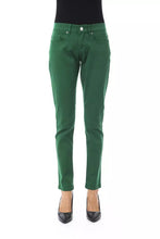 Green Cotton Women Pants BYBLOS
