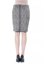 Black Viscose Women Skirt BYBLOS