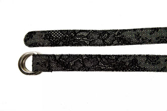 Black Wool Women Belt BYBLOS