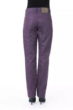 Purple Cotton Women Pant BYBLOS