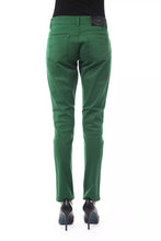 Green Cotton Women Pants BYBLOS