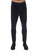 Black Viscose Men Pant Nicolo Tonetto