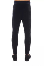Black Viscose Men Pant Nicolo Tonetto