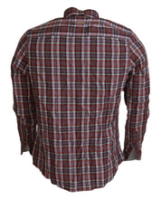 Multicolor Checkered Cotton Long Sleeves Casual Shirt GF Ferre
