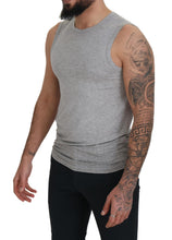 Grey Sleeveless Men Pullover T-shirt Ermanno Scervino