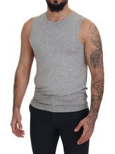 Grey Sleeveless Men Pullover T-shirt Ermanno Scervino