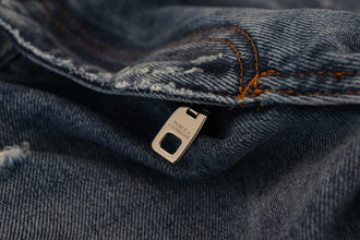 Blue Cotton Tattered Men Denim Jeans Dolce & Gabbana