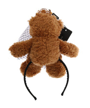 Teddy Bear Gold Crystal  Crown Tiara Diadem Hair Band Dolce & Gabbana
