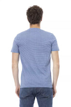 Light Blue Cotton Men T-Shirt Baldinini Trend