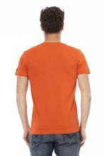 Red Cotton Men T-Shirt Trussardi Action
