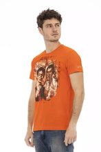 Orange Cotton Men T-Shirt Trussardi Action