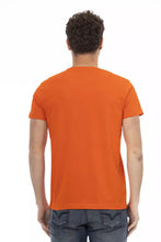 Orange Cotton Men T-Shirt Trussardi Action