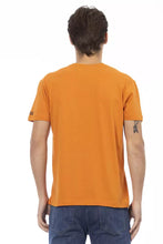 Orange Cotton Men T-Shirt Trussardi Action