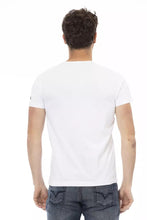 White Cotton Men T-Shirt Trussardi Action