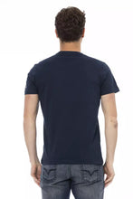 Blue Cotton Men's T-Shirt Trussardi Action