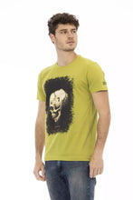 Green Cotton Men T-Shirt Trussardi Action
