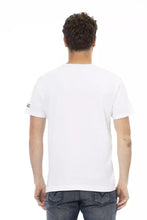 White Cotton Men T-Shirt Trussardi Action