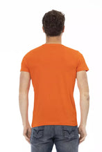 Orange Cotton Men T-Shirt Trussardi Action