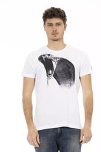 White Cotton Men's T-Shirt Trussardi Action