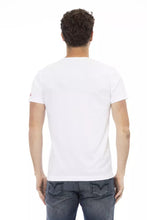 White Cotton Men T-Shirt Trussardi Action