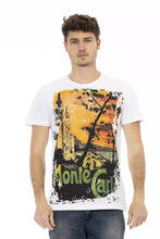 White Cotton Men T-Shirt Trussardi Action