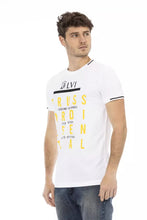 White Cotton Men T-Shirt Trussardi Action