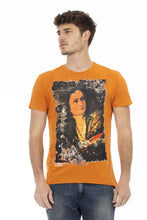Orange Cotton Men T-Shirt Trussardi Action