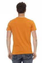 Orange Cotton Men T-Shirt Trussardi Action