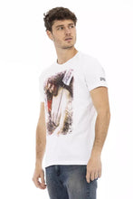 White Cotton Men T-Shirt Trussardi Action