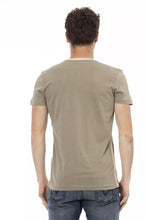 Green Cotton Men T-Shirt Trussardi Action