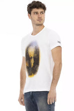 White Cotton Men T-Shirt Trussardi Action