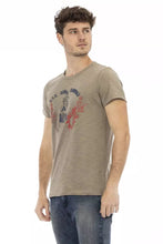 Green Cotton Men T-Shirt Trussardi Action