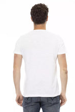 White Cotton Men T-Shirt Trussardi Action