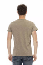 Green Cotton Men T-Shirt Trussardi Action