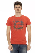 Red Cotton Men's T-Shirt Trussardi Action