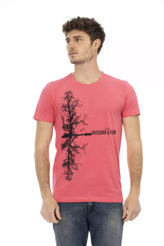 Multicolor Cotton Men T-Shirt Trussardi Action