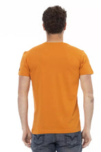 Orange Cotton Men T-Shirt Trussardi Action