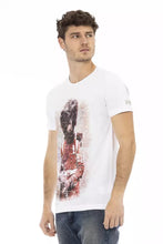 White Cotton Men T-Shirt Trussardi Action