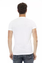 White Cotton Men T-Shirt Trussardi Action