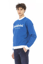Blue Cotton Men Sweater Baldinini Trend